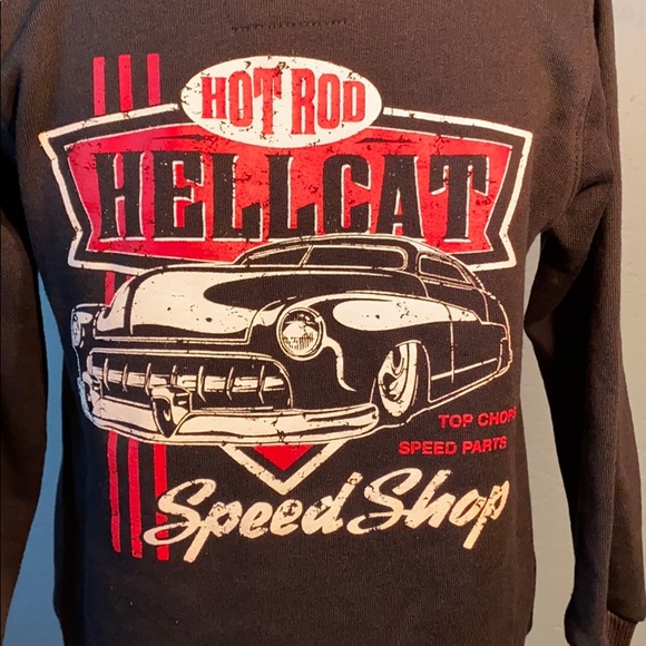 Kids zipper hoodie Hot Rod Speed shop size 4 years - Picture 4 of 4